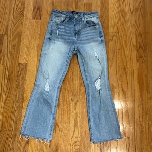 BDG CRPPED KICK FLARE HIGH RISE JEANS